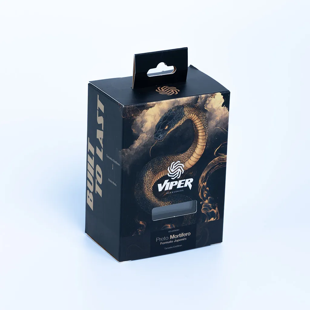Japan Shield Matte Viper Preto Mortífero 63x89mm