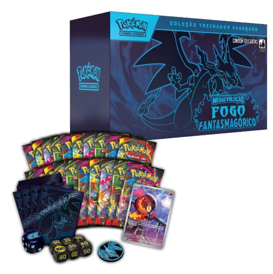 (PT-BR) Coleção Treinador Avançado - Megaevolução 2 - Fogo Fantasmagórico