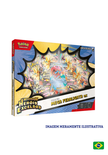 (PT-BR) Box Coleção - Heróis Excelsos - Mega Feraligatr
