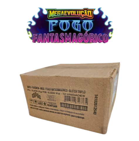 Case 12 Blister Triplo Fogo Fantasmagorico Português