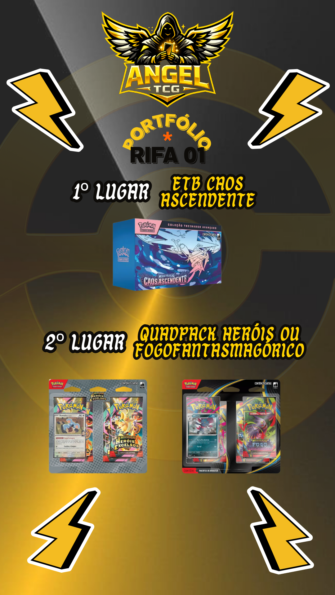 #Rifa01 AngelTCG — Prêmio 1